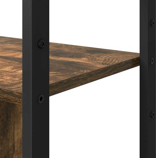 Könyvespolc Füstölt tölgy 80 x 30 x 155.5 cm Faanyag