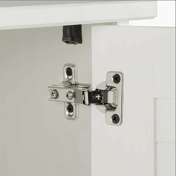 WC Szekrény polcokkal VIGO Fehér 60 x 27 x 161 cm Tömör fenyőfa