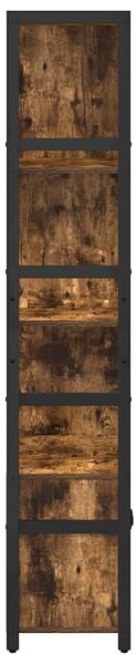 Könyvespolc Füstölt tölgy 80 x 30 x 155.5 cm Faanyag