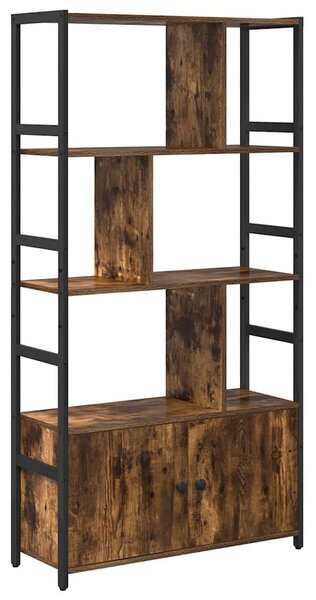 Könyvespolc Füstölt tölgy 80 x 30 x 155.5 cm Faanyag