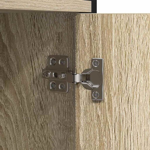 Könyvespolc sonoma tölgy 80 x 30 x 155.5 cm Faanyag