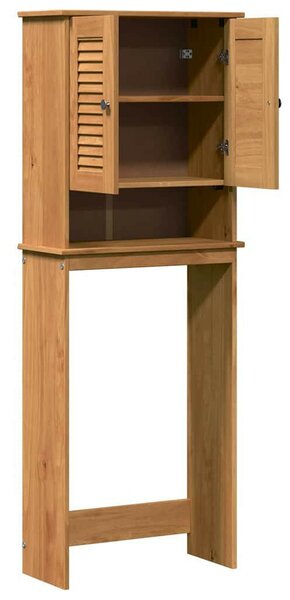 WC Szekrény VIGO mézbarna 60 x 27 x 161 cm Tömör fenyőfa