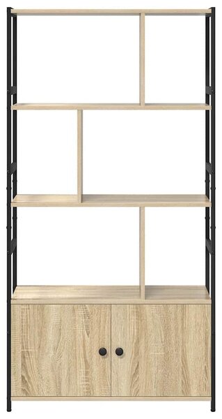 Könyvespolc sonoma tölgy 80 x 30 x 155.5 cm Faanyag