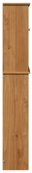 WC Szekrény VIGO mézbarna 60 x 27 x 161 cm Tömör fenyőfa