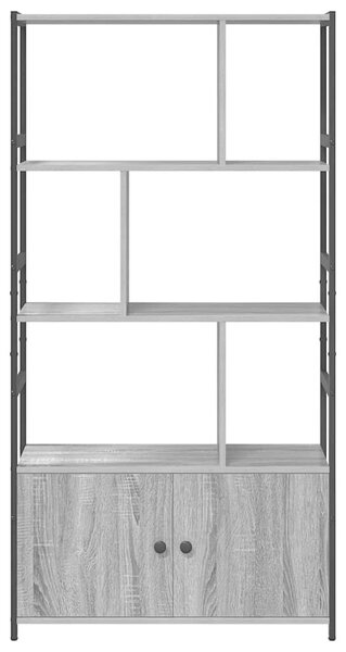 Könyvespolc Szürke sonoma 80 x 30 x 155.5 cm Faanyag