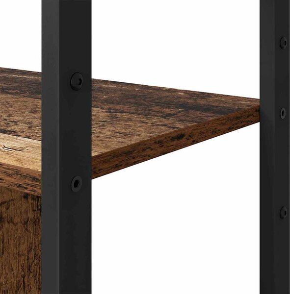Könyvespolc Régi fa 80 x 30 x 155.5 cm Faanyag