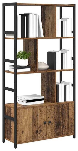 Könyvespolc Régi fa 80 x 30 x 155.5 cm Faanyag