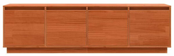 TV szekrény Barna 156 x 37 x 45 cm Tömör fenyőfa