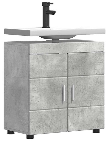Fürdőszoba mosdószekrény TULUM Beton szürke 60 x 34 x 63 cm
