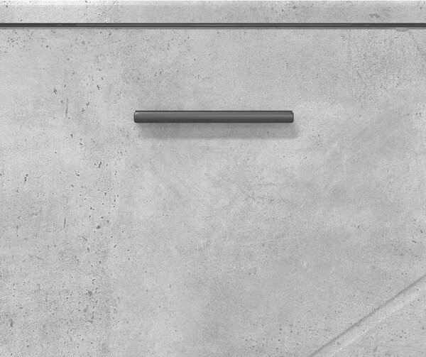 Fürdőszoba bútor szett 3 pcs Beton szürke 76.5 x 35 x 64 cm