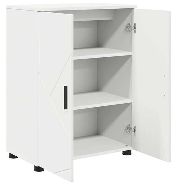 Fürdőszoba Székény polcokkal Fehér 60 x 35 x 80 cm Faanyag
