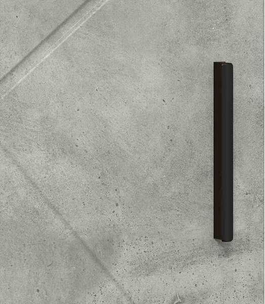 Fürdőszoba Székény ajtóval Beton szürke 60 x 35 x 80 cm Faanyag