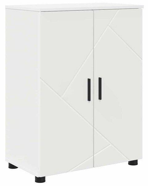 Fürdőszoba Székény polcokkal Fehér 60 x 35 x 80 cm Faanyag