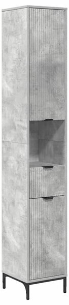 Fürdőszobai magas szekrény Beton szürke 31.5 x 33 x 190 cm