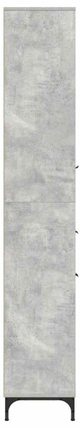 Fürdőszobai magas szekrény Beton szürke 31.5 x 33 x 190 cm