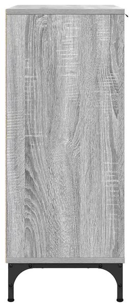 Széf fiókkal Szürke sonoma 89.5 x 33 x 82 cm Faanyag