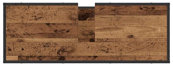 Fürdőszobai mosdószekrény Régi fa 90 x 33 x 60 cm Faanyag