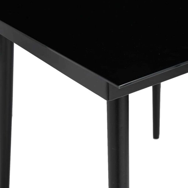 VidaXL 7 részes barna polyrattan kerti étkezőgarnitúra párnával
