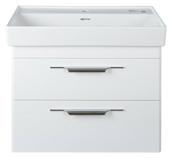 TMP LUX 80 fali fürdőszobabútor - CeraStyle SHARP - 37300 mosdóval - 80 x 48 cm