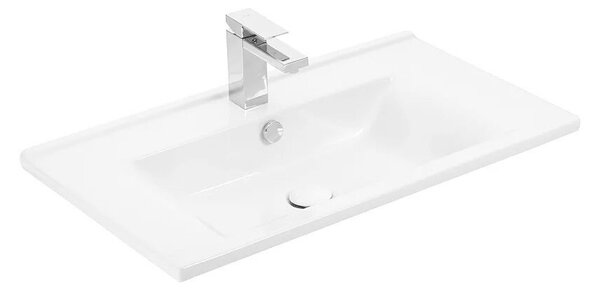 VivaStyle KARINA 75 lábon álló fürdőszobabútor 3 fiókos Sanovit ATRIA 9075 mosdóval 75 x 45,5 cm