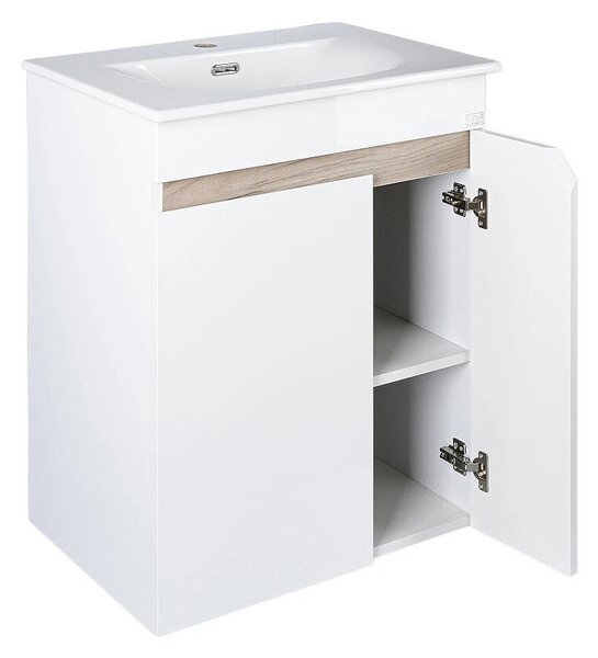 TMP VISION LONG 60 fali függesztett fürdőszobai bútor - SKY E-8099-60 mosdóval- 61 x 46 x 74 cm
