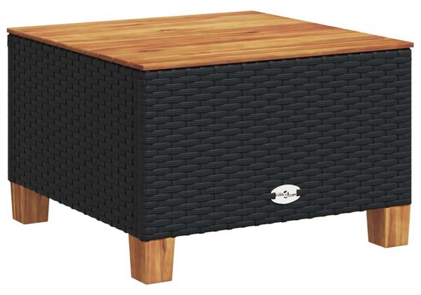 VidaXL Polyrattan Kerti Ülőgarnitúra - 8 részes - Fekete