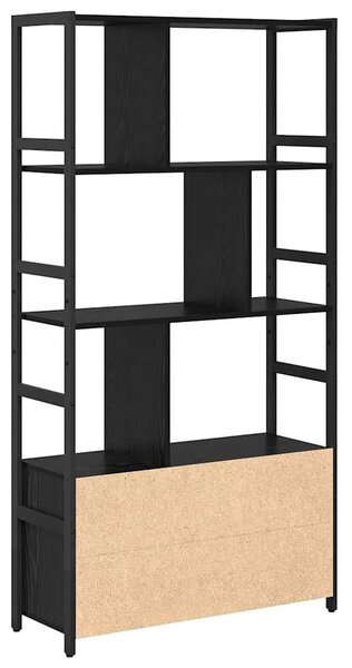 Könyvespolc Musta tammi 80 x 30 x 155.5 cm Faanyag