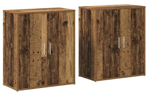 Magasfiú 2 pcs Régi fa 60 x 31 x 70 cm Faanyag