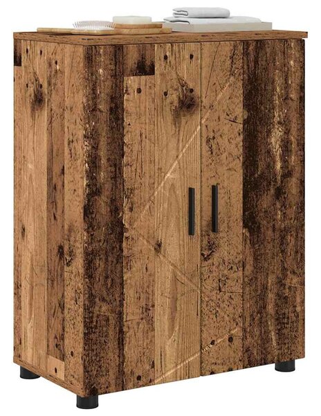 Fürdőszoba Székény polcokkal Régi fa 60 x 35 x 80 cm Faanyag