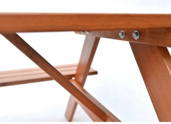 ROJAPLAST PIKNIK Kerti Bútor - Fenyőfa - 160 cm