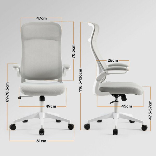 Ergonomikus forgószék Revo szürke
