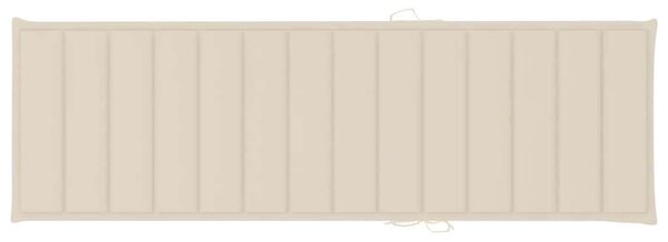 VidaXL Fa Napozóágy Asztallal és Párnával - 198x90 cm