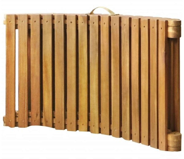 VidaXL Akácfa Napozóágy - 2 db, Párnákkal