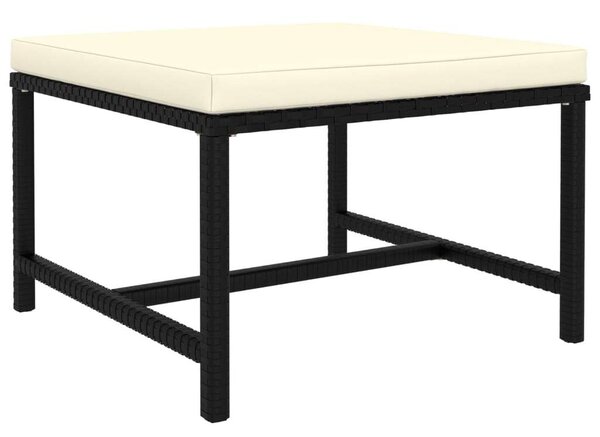 VidaXL Polyrattan Kerti Ülőgarnitúra - 6 részes - Fekete