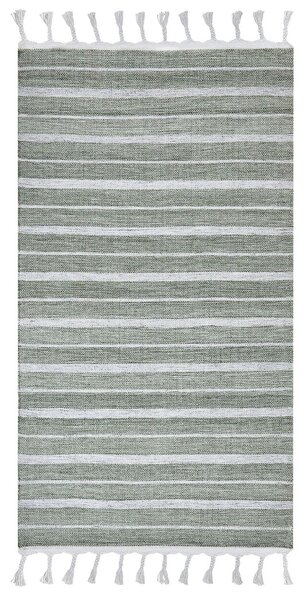 Szőnyeg BADEMLI Sötétzöld 80 x 150 cm