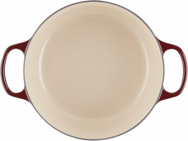 Le Creuset Signature kerek Öntöttvas Sütőtál 26cm - Bordó