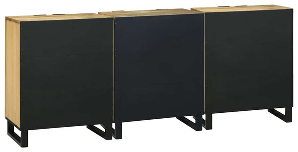 Fürdőszoba bútor szett fiókkal 3 pcs Barna 180 x 33 x 75 cm