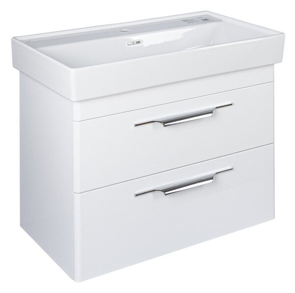 TMP LUX 100 fali fürdőszobabútor - CeraStyle SHARP 37500 mosdóval - 100 x 48 cm
