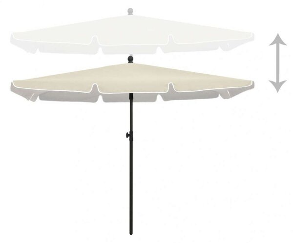 VidaXL Napernyő - Kert - 210x140cm