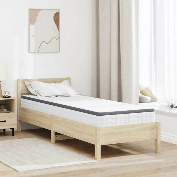 Matrac Fehér és Szürke 80 x 200 cm Bonell Rugó