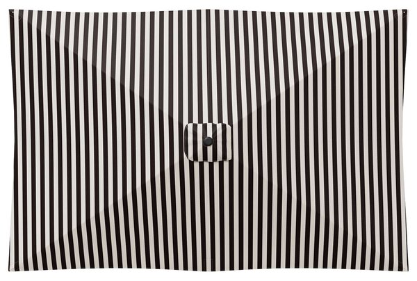 VidaXL Kerti napernyő alappal 200 x 300 cm Poliészter Négyszögletes