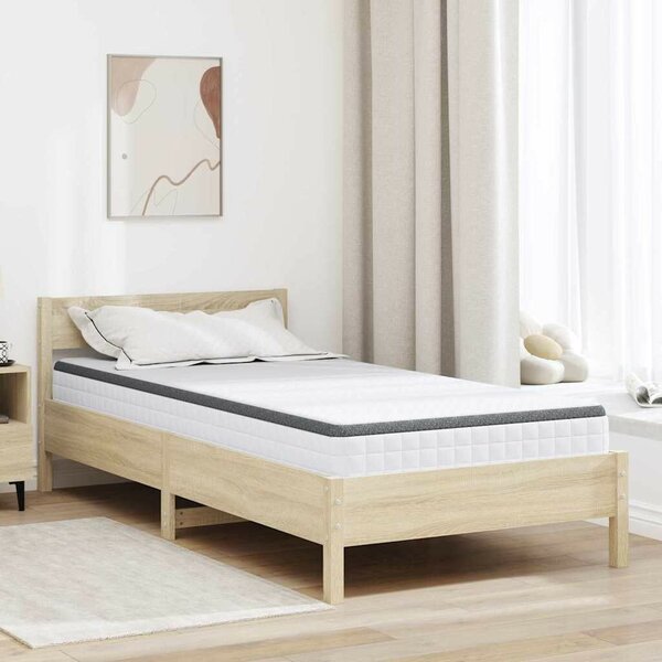 Matrac Fehér és Szürke 90 x 200 cm Bonell Rugó