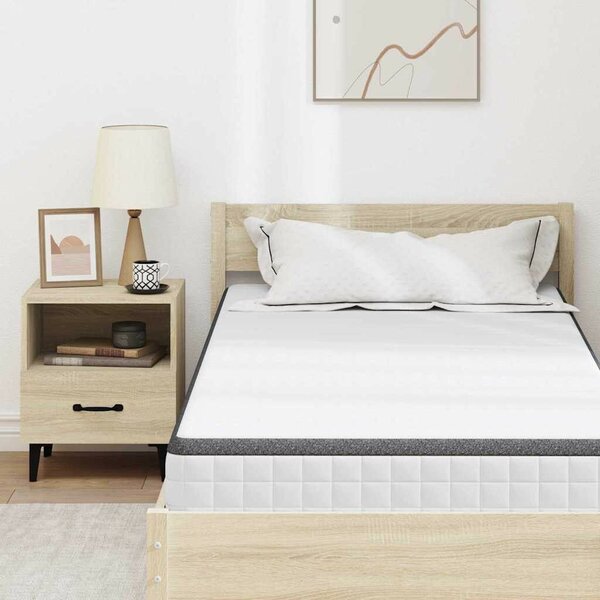 Matrac Fehér és Szürke 90 x 200 cm Bonell Rugó