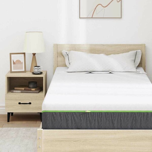 Matrac Fehér és Szürke 90 x 200 cm Zsebmátrac