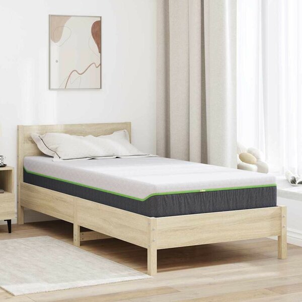 Matrac Fehér és Szürke 90 x 200 cm Zsebmátrac