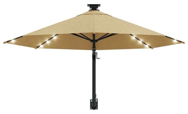 VidaXL Falra Szerelhető Napernyő - LED - 300cm