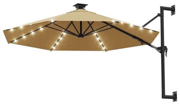 VidaXL Falra Szerelhető Napernyő - LED - 300cm