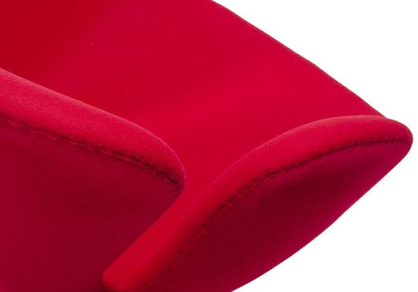 King Home Swan Wool Premium Forgószék Piros Kasmírgyapjú