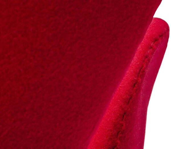 King Home Swan Wool Premium Forgószék Piros Kasmírgyapjú