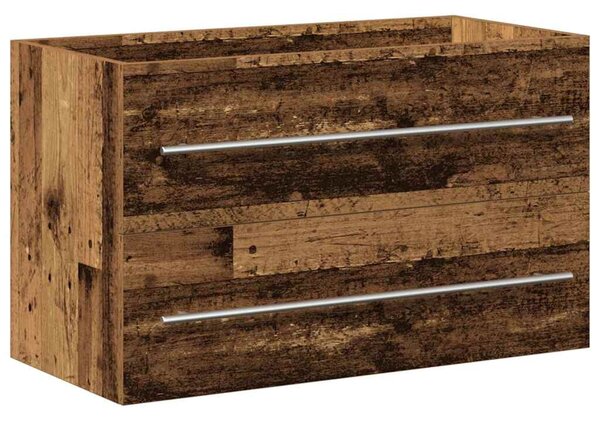 Fürdőszobai mosdószekrény Régi fa 80 x 38.5 x 48 cm Faanyag